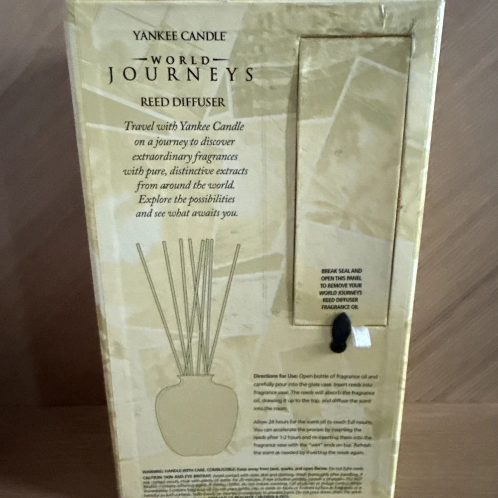 Yankee Candle World Journeys Canary Island Banana 4 Oz  Fragrance Reed Diffuser